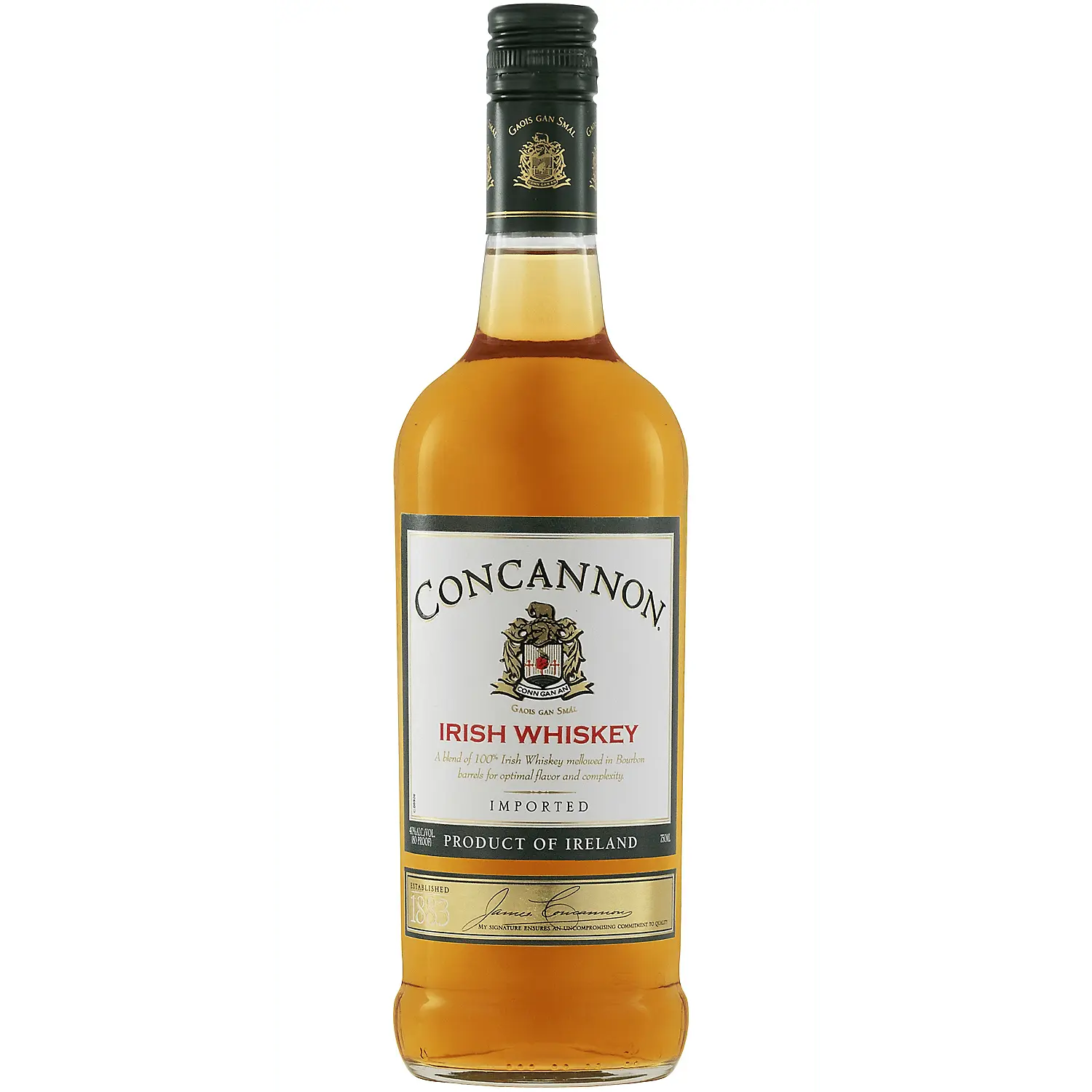 Concannon Blended Irish Whiskey 80 750ml.