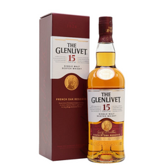 The Glenlivet 15 Years Old French Oak Single Malt Scotch Whisky 700ml