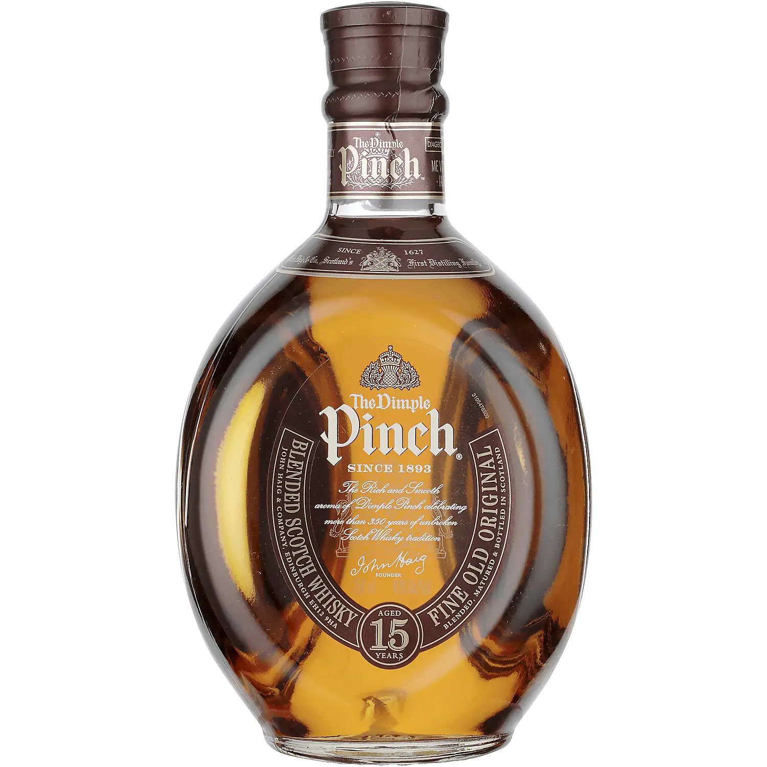 Dimple Pinch Blended Scotch 15 Yr 80 750ml Dimple Pinch