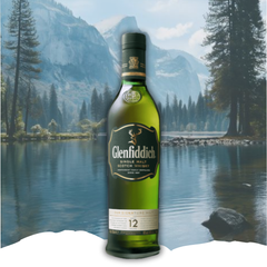 Glenfiddich 12 Year Old Single Malt Scotch Whisky 750ml