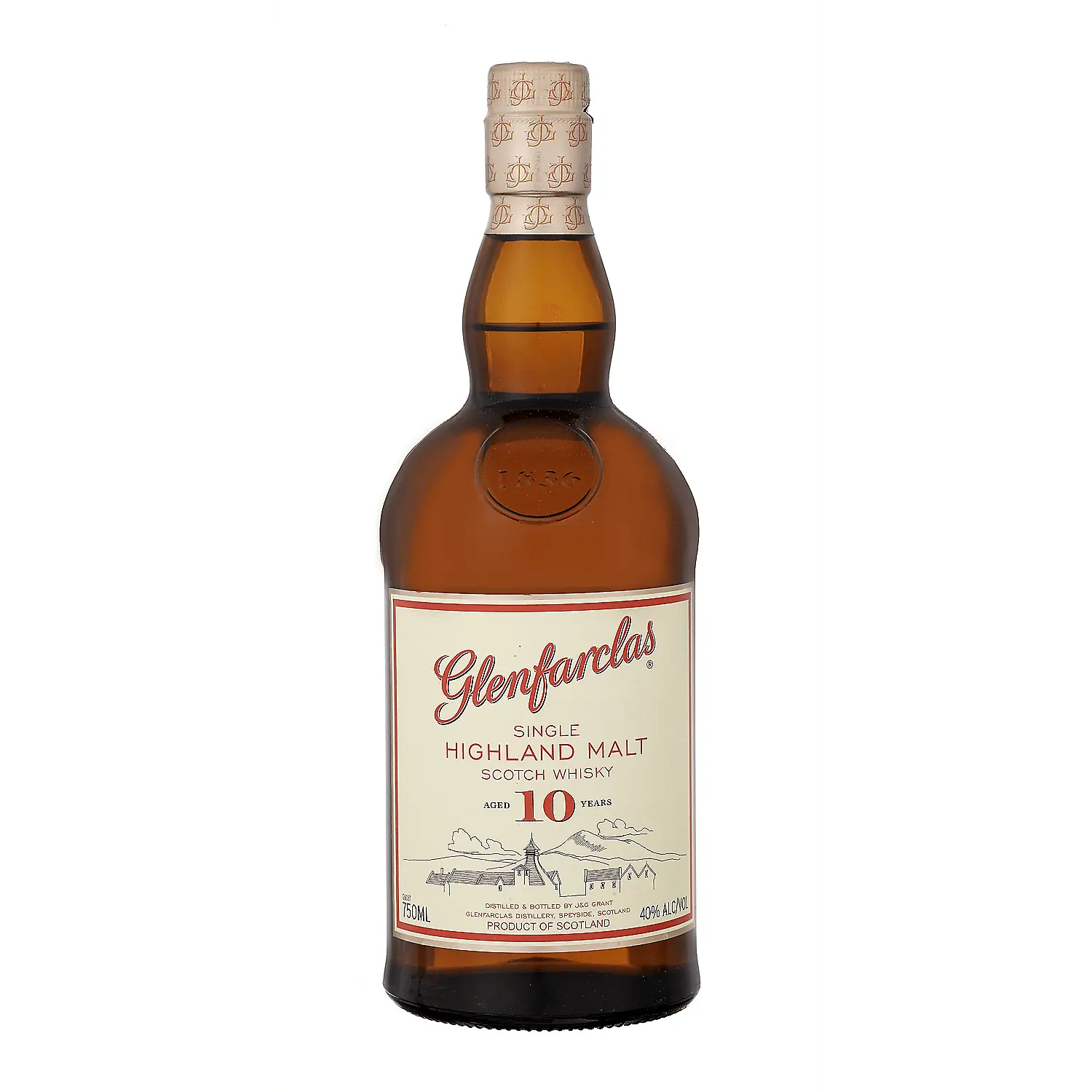 Glenfarclas Single Malt Scotch 10 Yr 80 750ml.