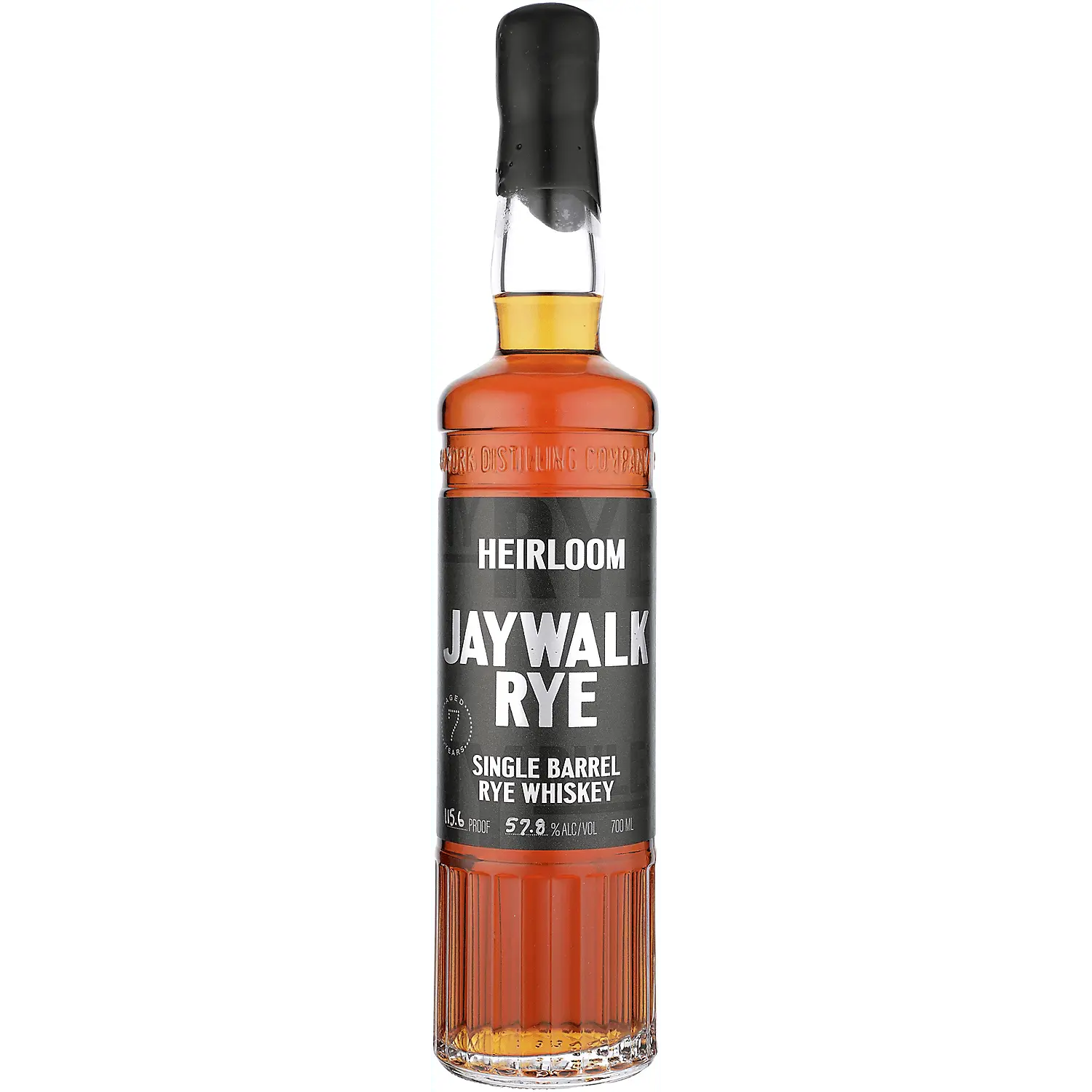 Jaywalk Rye Whiskey Heirloom Single Barrel 7 Yr 116 700ml New York Distilling Company