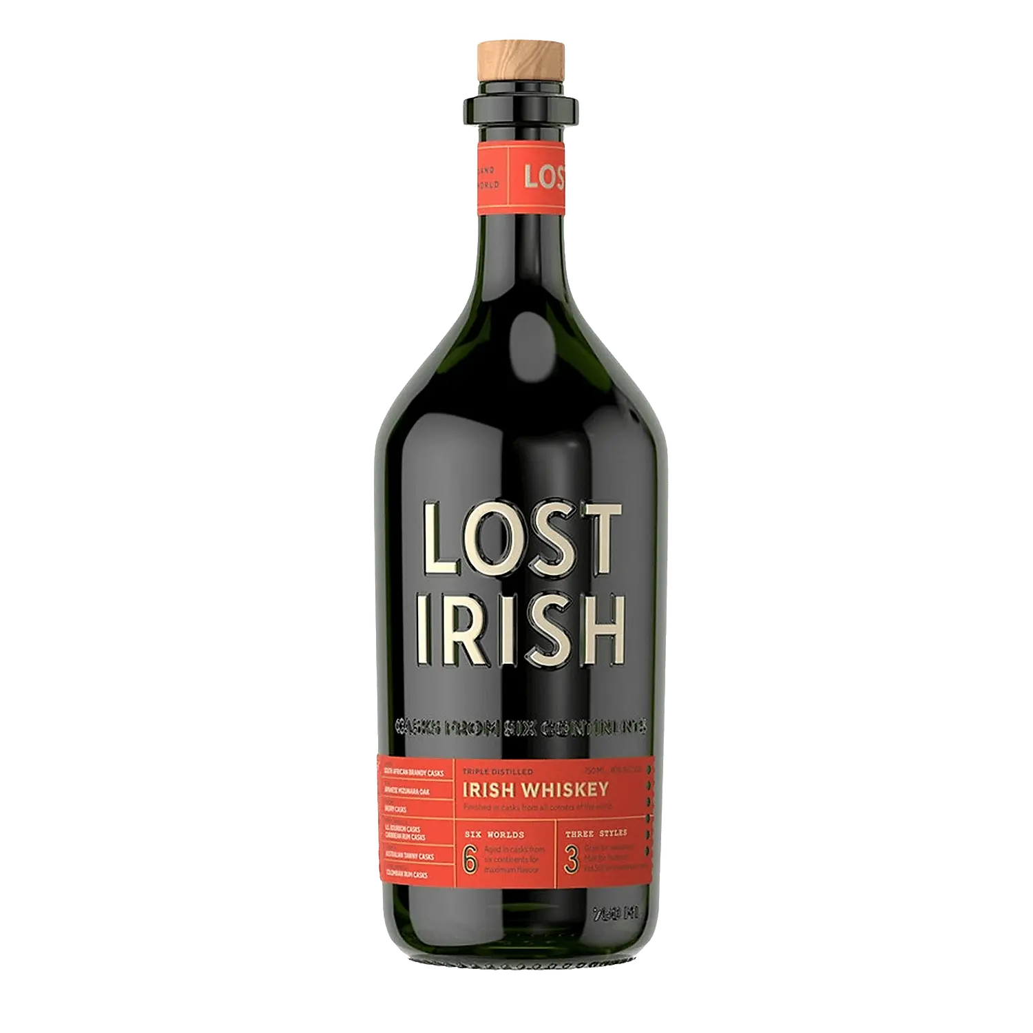 Lost Irish Blended Whiskey 80 750ml Lost Irish