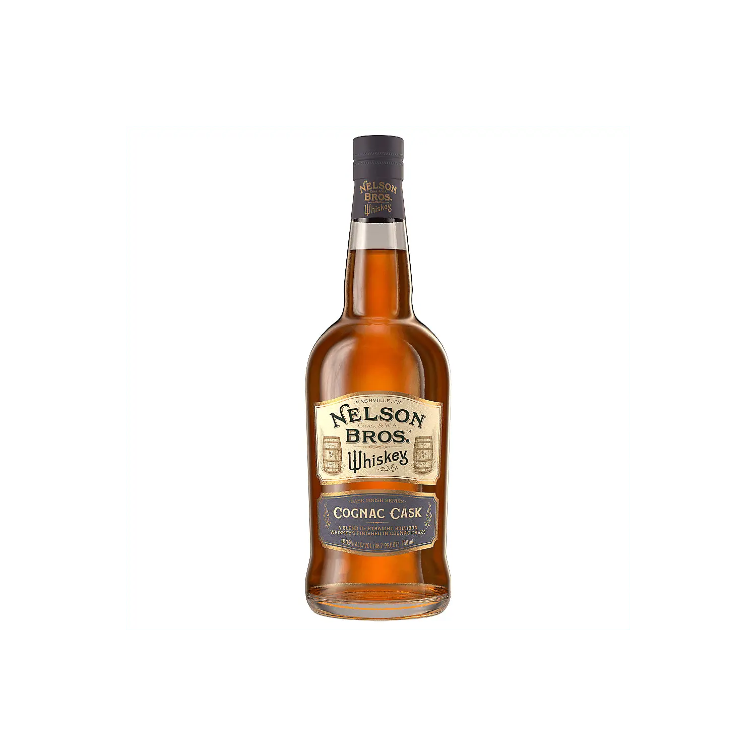 Nelson Bros Blended American Whiskey Cognac Cask 96.7 750ml Nelson Bros
