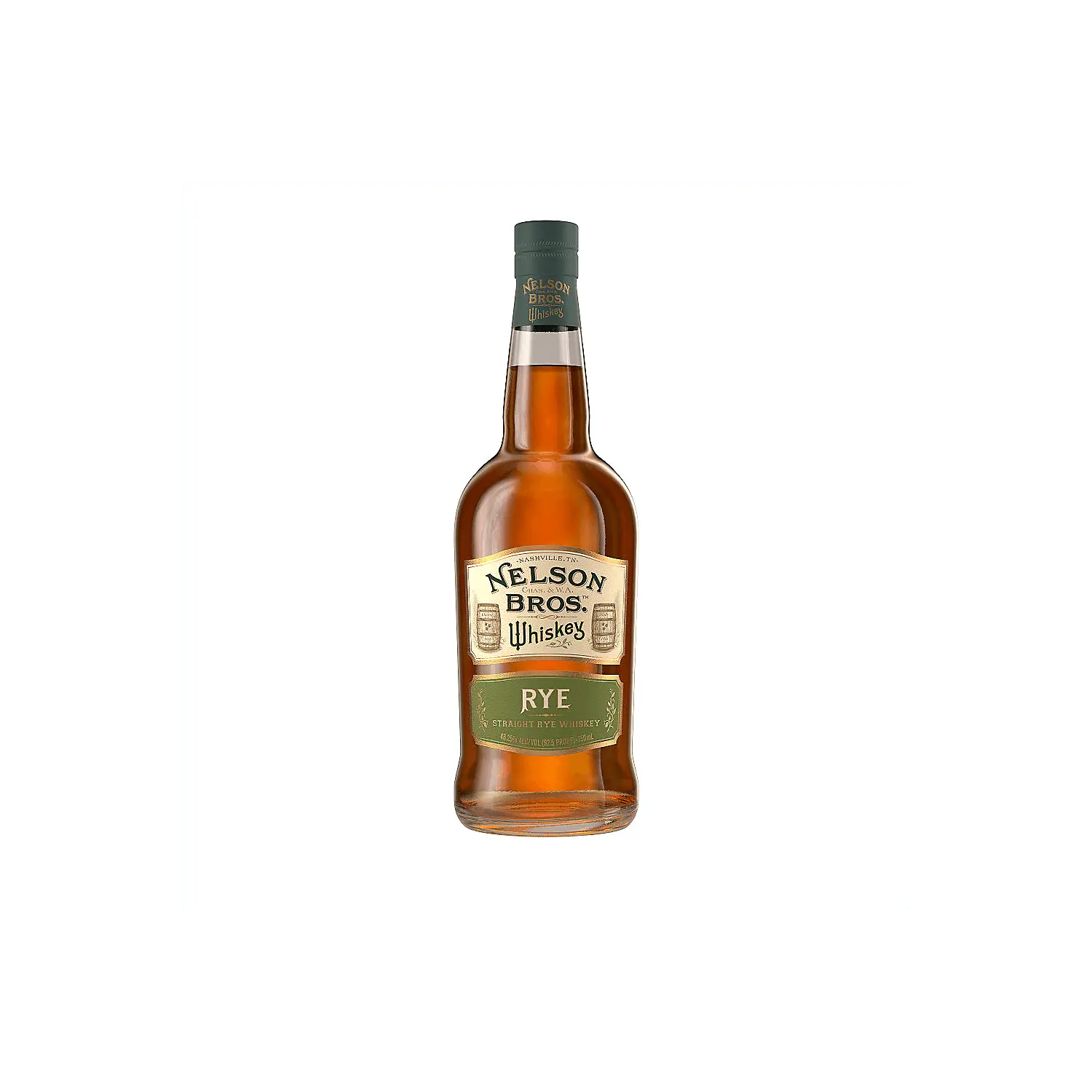 Nelson Bros Straight Rye Whiskey 92.5 750ml Nelson Bros
