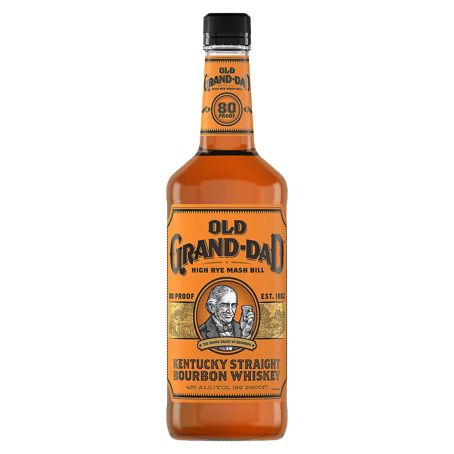 Old Grand Dad Straight Bourbon 80 750ml Old Grand-Dad