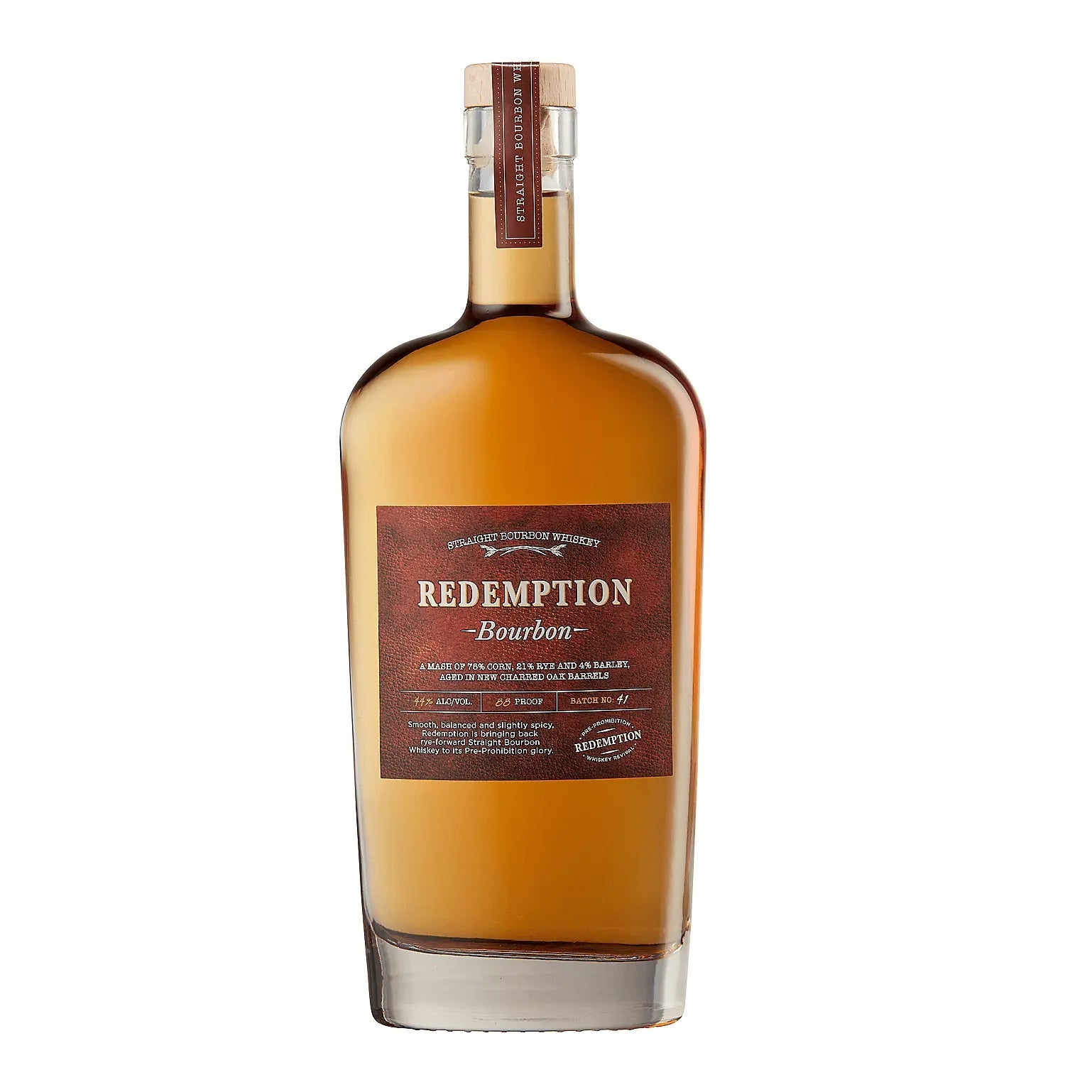 Redemption Straight Bourbon 88 750ml Redemption