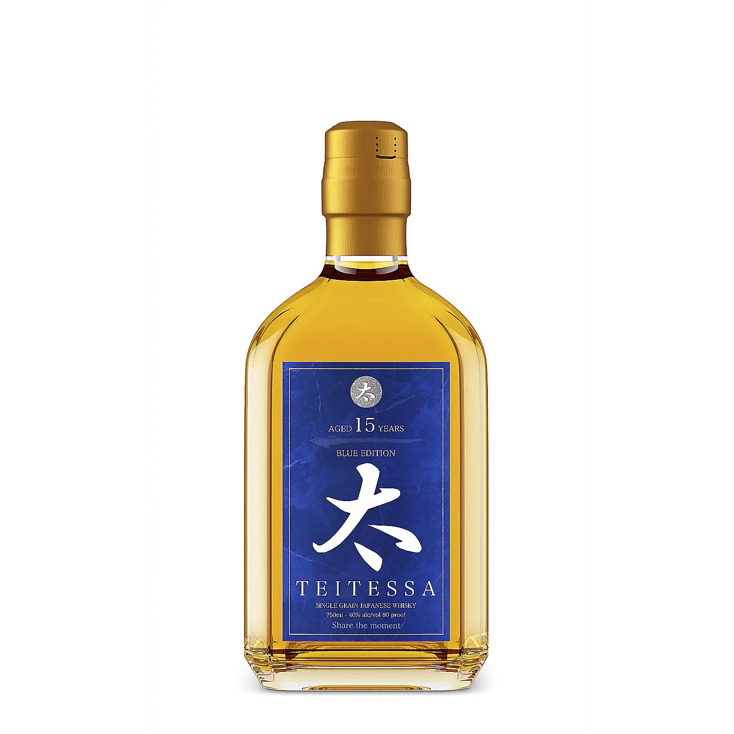 Teitessa Single Grain Japanese Whisky Blue Edition 15 Yr 80 750ml Teitessa