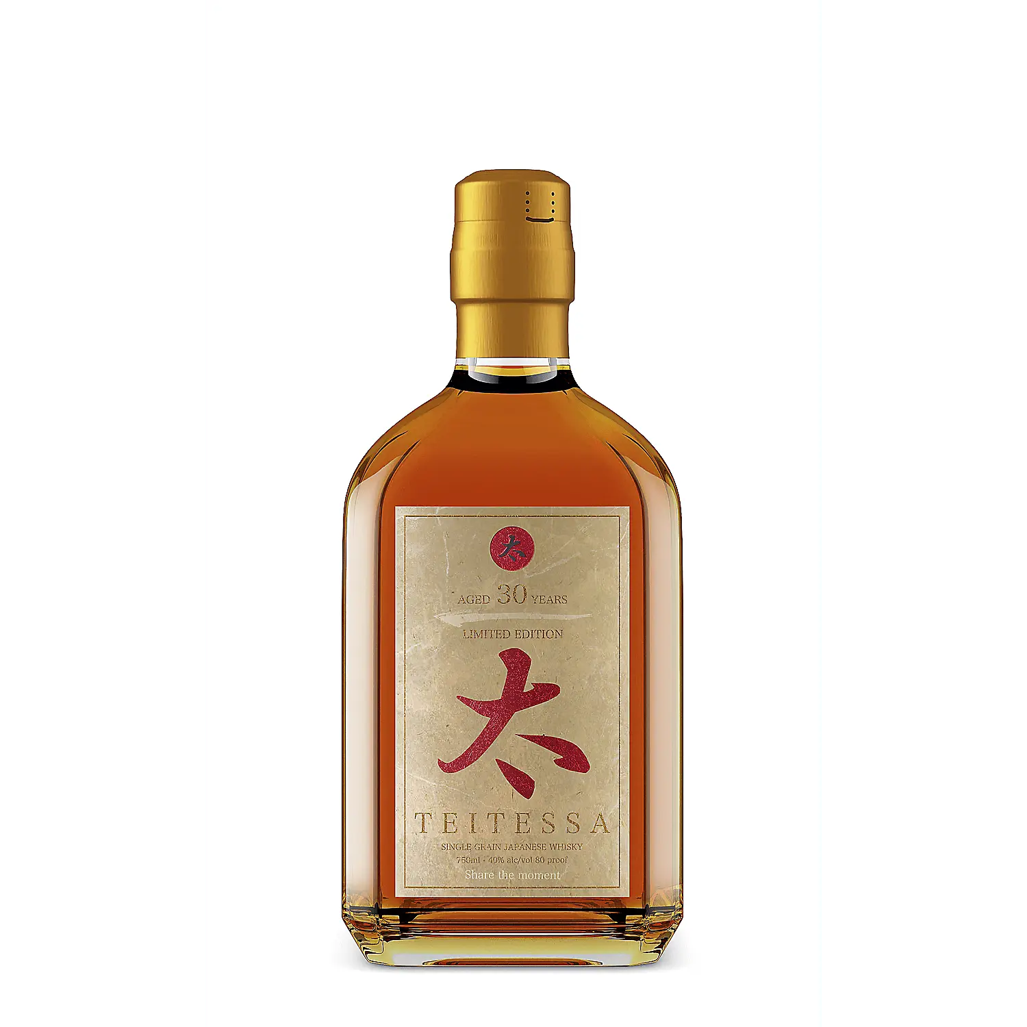 Teitessa Single Grain Japanese Whisky Limited Edition 30 Yr 80 750ml Teitessa
