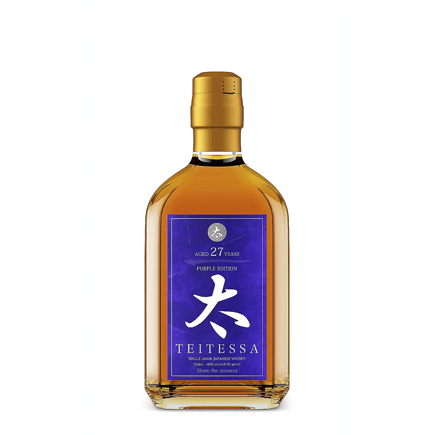Teitessa Single Grain Japanese Whisky Purple Edition 27 Yr 80 750ml Teitessa