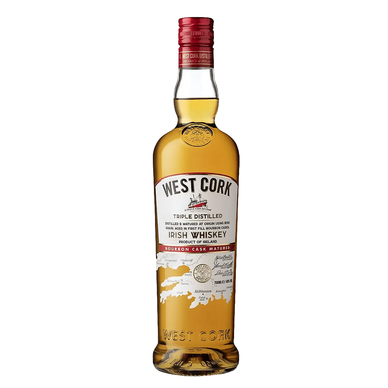 West Cork Blended Irish Whiskey Bourbon Cask Matured 80 750ml West Cork