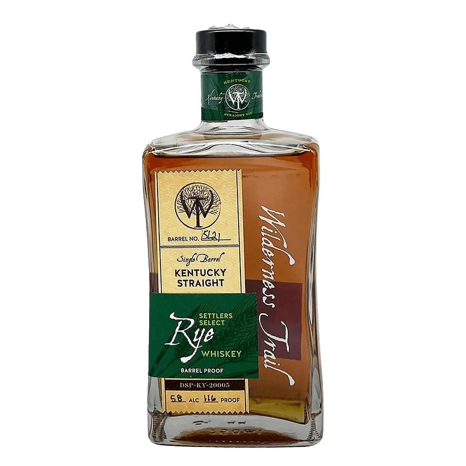 Wilderness Trail Straight Rye Whiskey Small Batch Bottled In Bond Sweet Mash 100 750ml Wilderness Trail