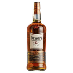 Dewar's Blended Scotch Double Aged in First Fill Bourbon Casks 12 Years Old 80 Proof 1L