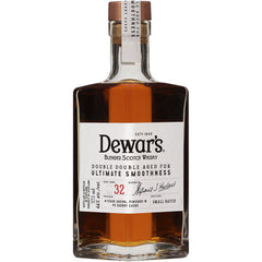 Dewar'S Blended Scotch Whisky Double Double Aged 32 Years Old 92 Proof 375ml.