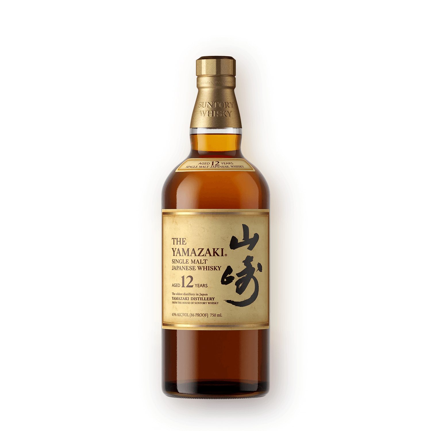 The Yamazaki 12 Years Old Whisky 750ml.
