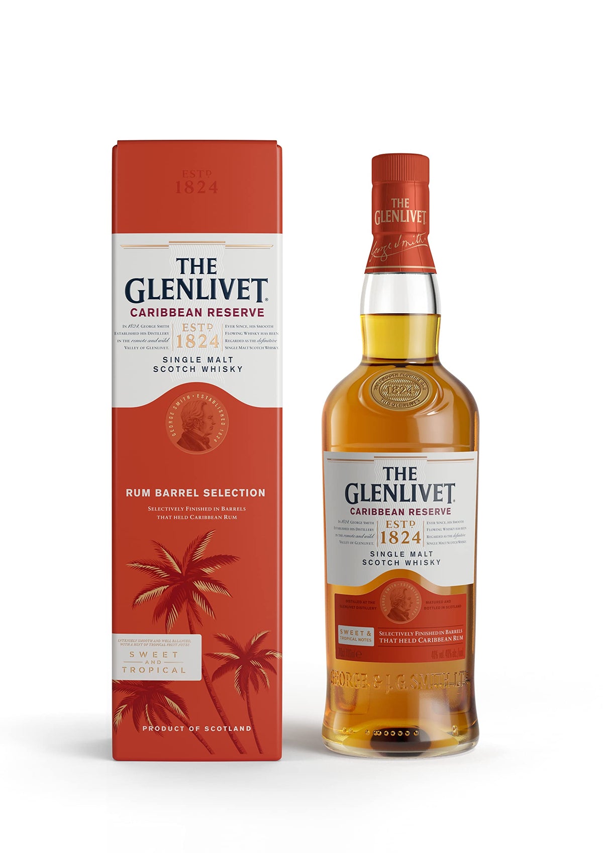 The Glenlivet Caribbean Reserve Single Malt Whisky 1L