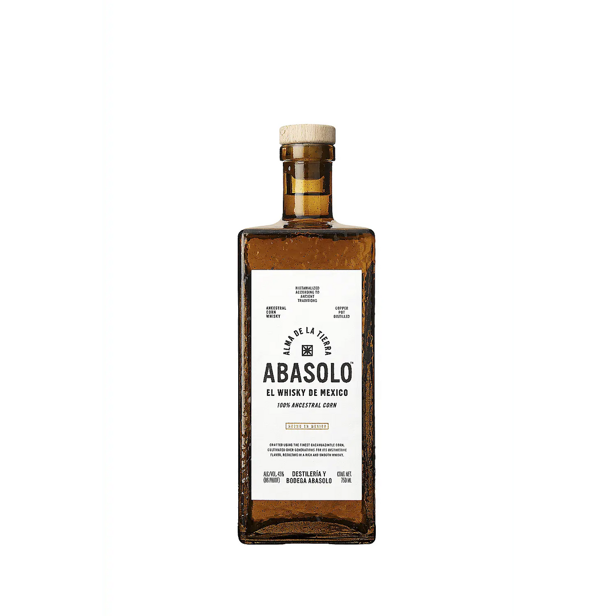 Abasolo Corn Whisky Alma De La Tierra 86 750ml Abasolo