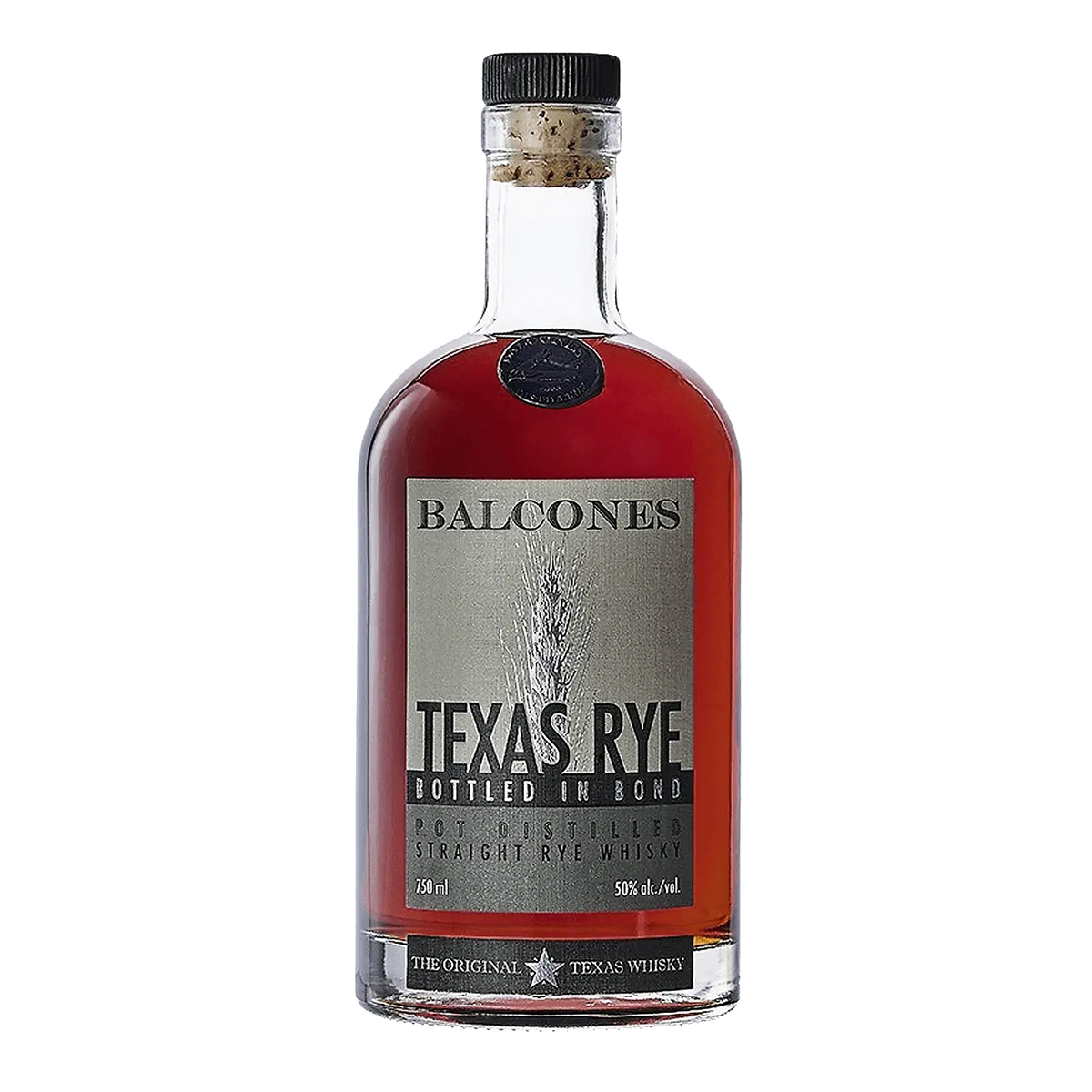 Balcones Straight Rye Whiskey Texas Rye Bottled In Bond 100 750ml.