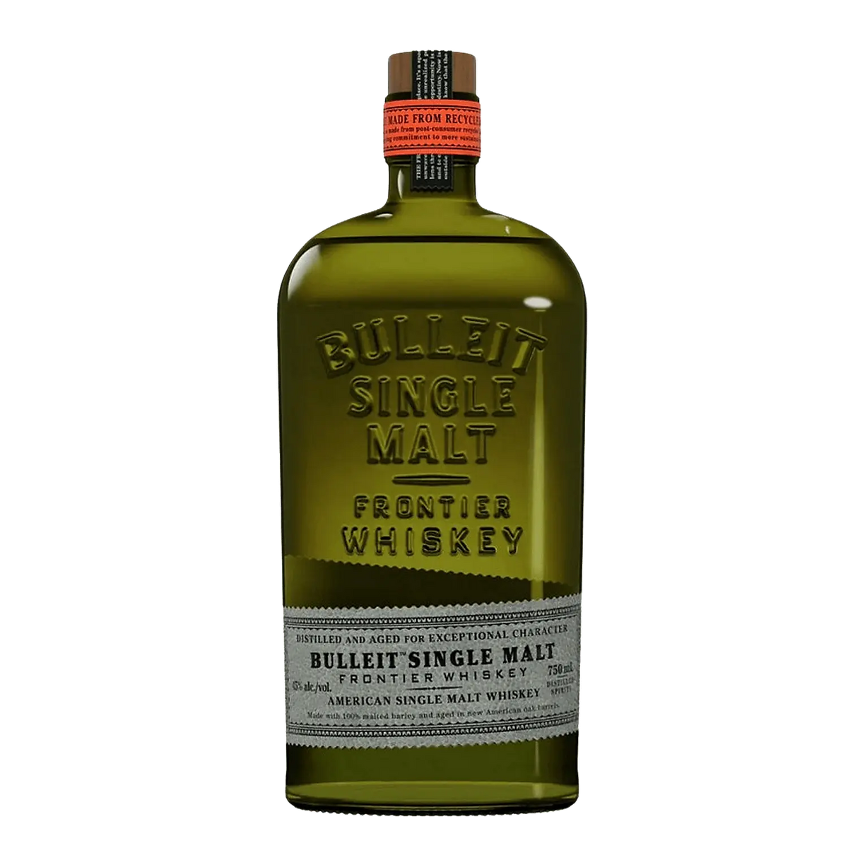 Bulleit Single Malt Whiskey Frontier Whiskey 90 750ml Bulleit