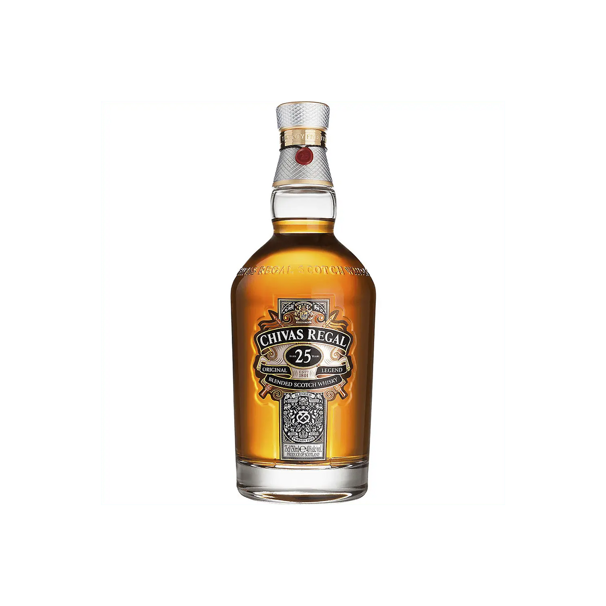 Chivas Regal Blended Scotch Original 25 Yr 80 With Carton 750ml Chivas Regal