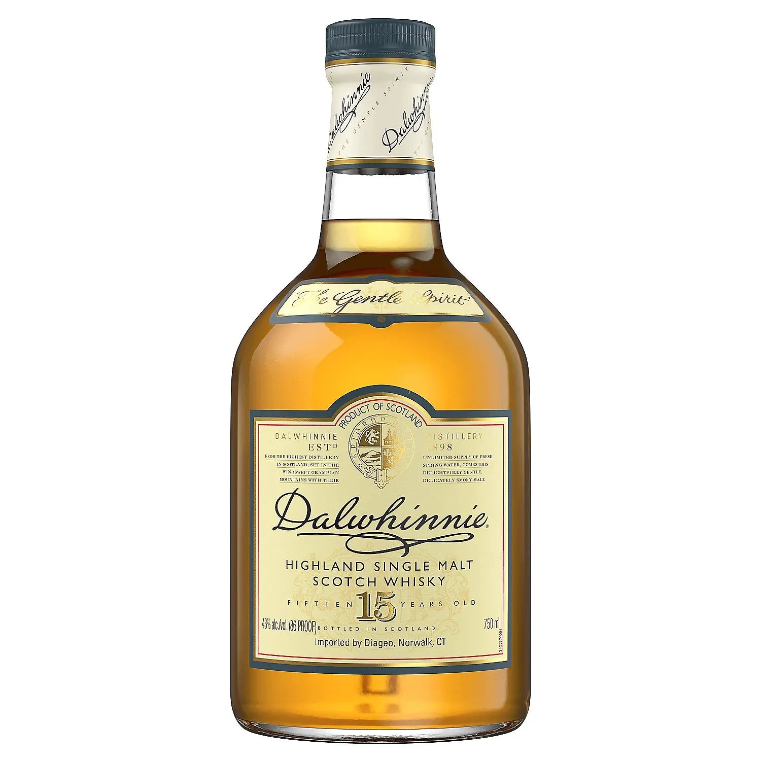 Dalwhinnie Single Malt Scotch 15 Yr 86 750ml Dalwhinnie
