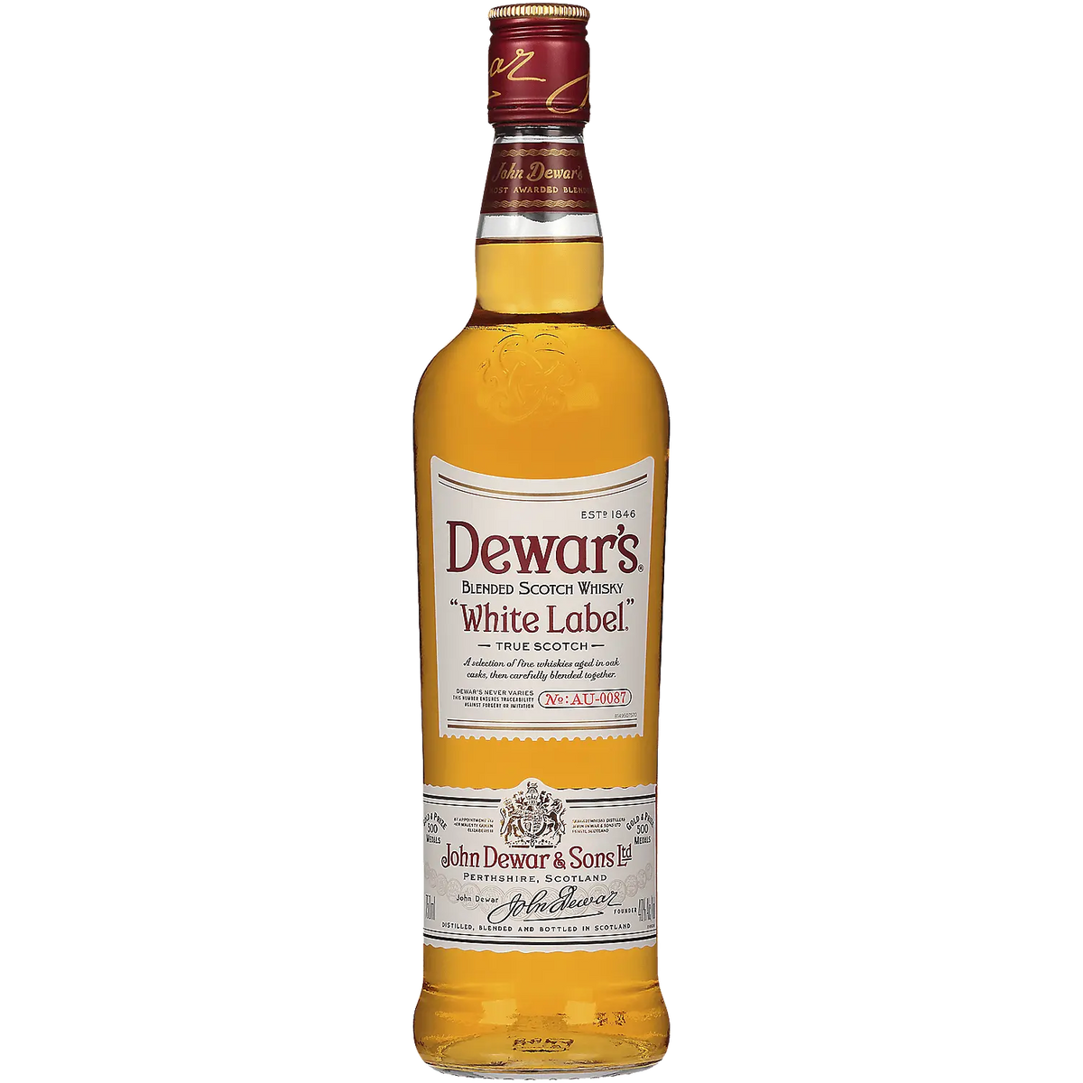 Dewar'S Blended Scotch White Label 80 750ml Dewar'S