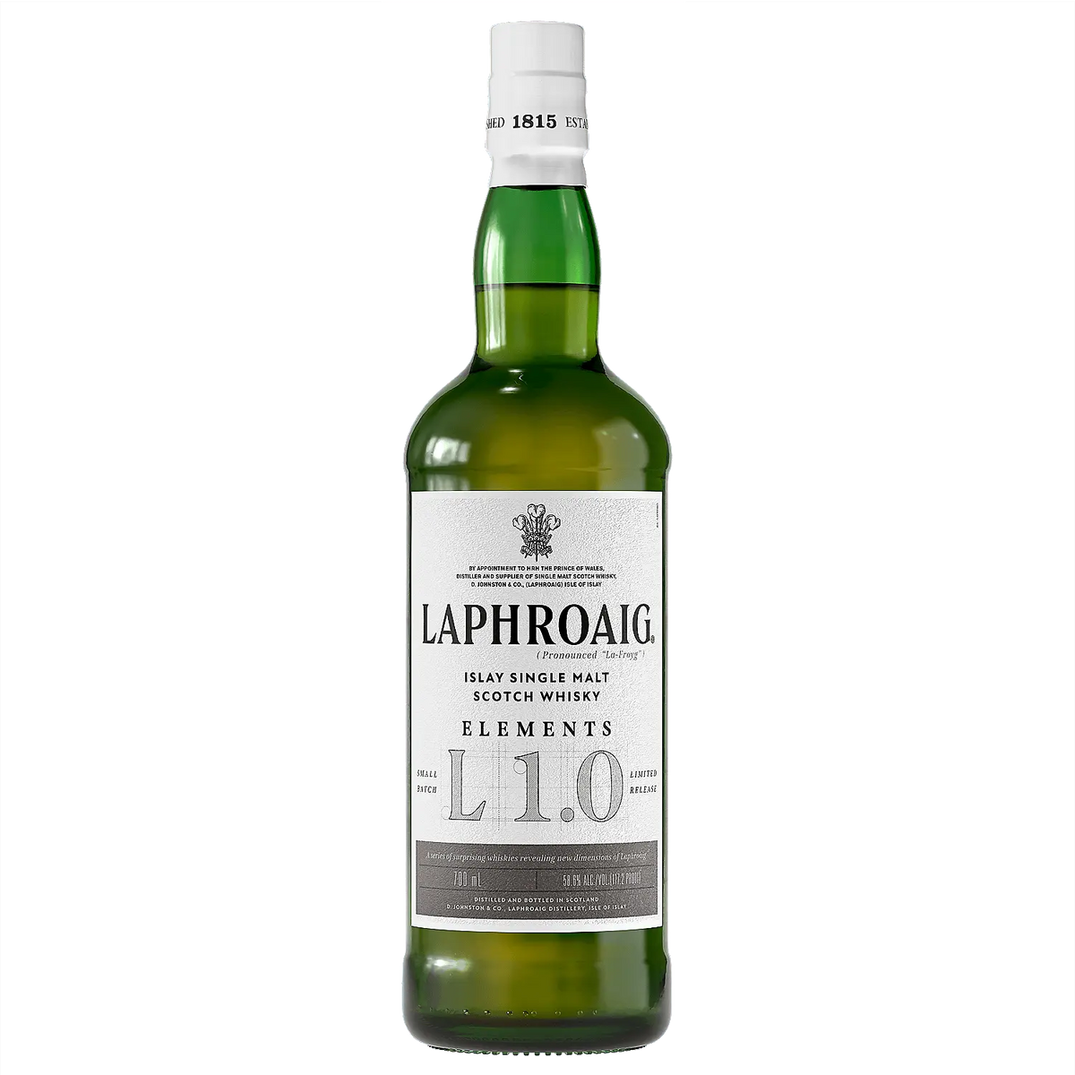 Laphroaig Single Malt Scotch Small Batch Elements L1.0 Limited Release 117.2 700ml Laphroaig