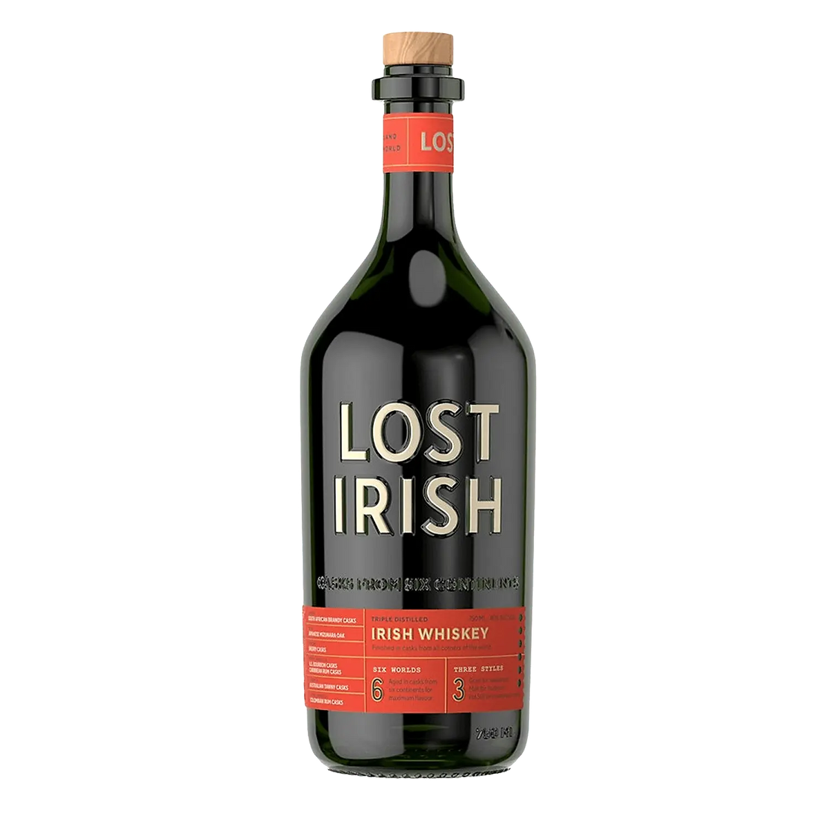 Lost Irish Blended Whiskey 80 750ml Lost Irish