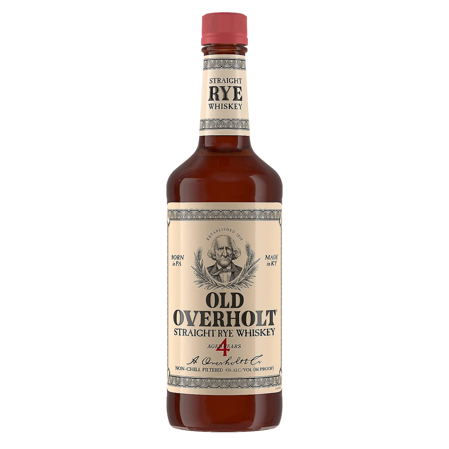 Old Overholt Straight Rye Whiskey 4 Yr 86 750ml Old Overholt
