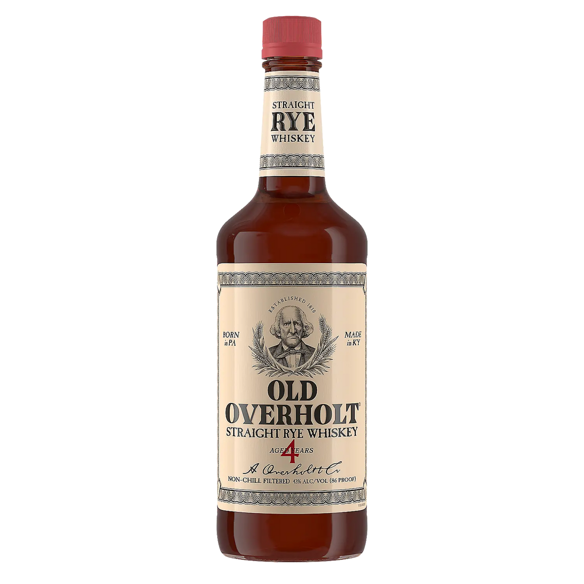 Old Overholt Straight Rye Whiskey 4 Yr 86 750ml Old Overholt