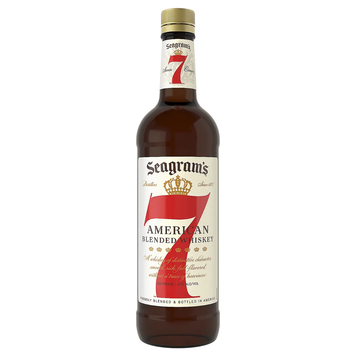 Seagram'S Blended American Whiskey 7 Crown 80 750ml Seagram'S
