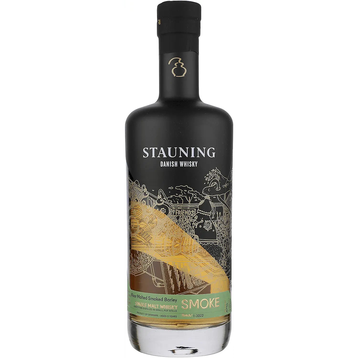 Stauning Single Malt Whisky Smoke 5 Yr 94 750ml Stauning