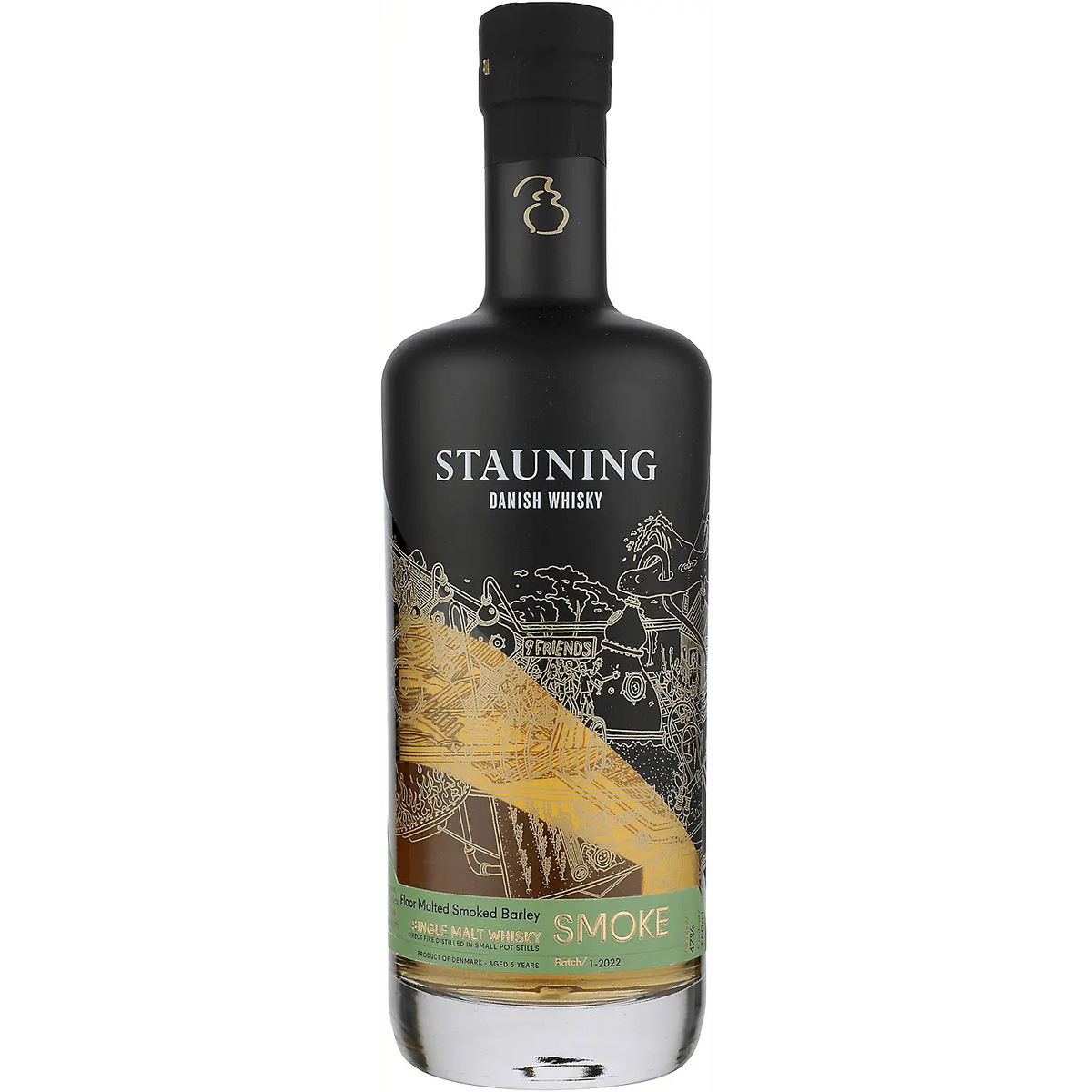 Stauning Single Malt Whisky Smoke 5 Yr 94 750ml Stauning