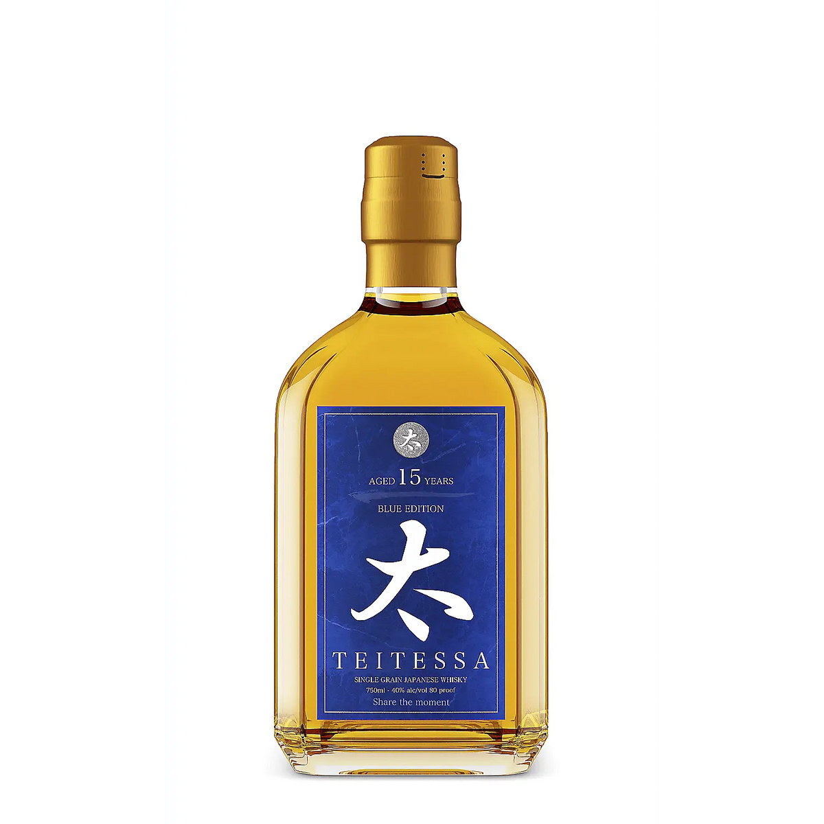 Teitessa Single Grain Japanese Whisky Blue Edition 15 Yr 80 750ml Teitessa