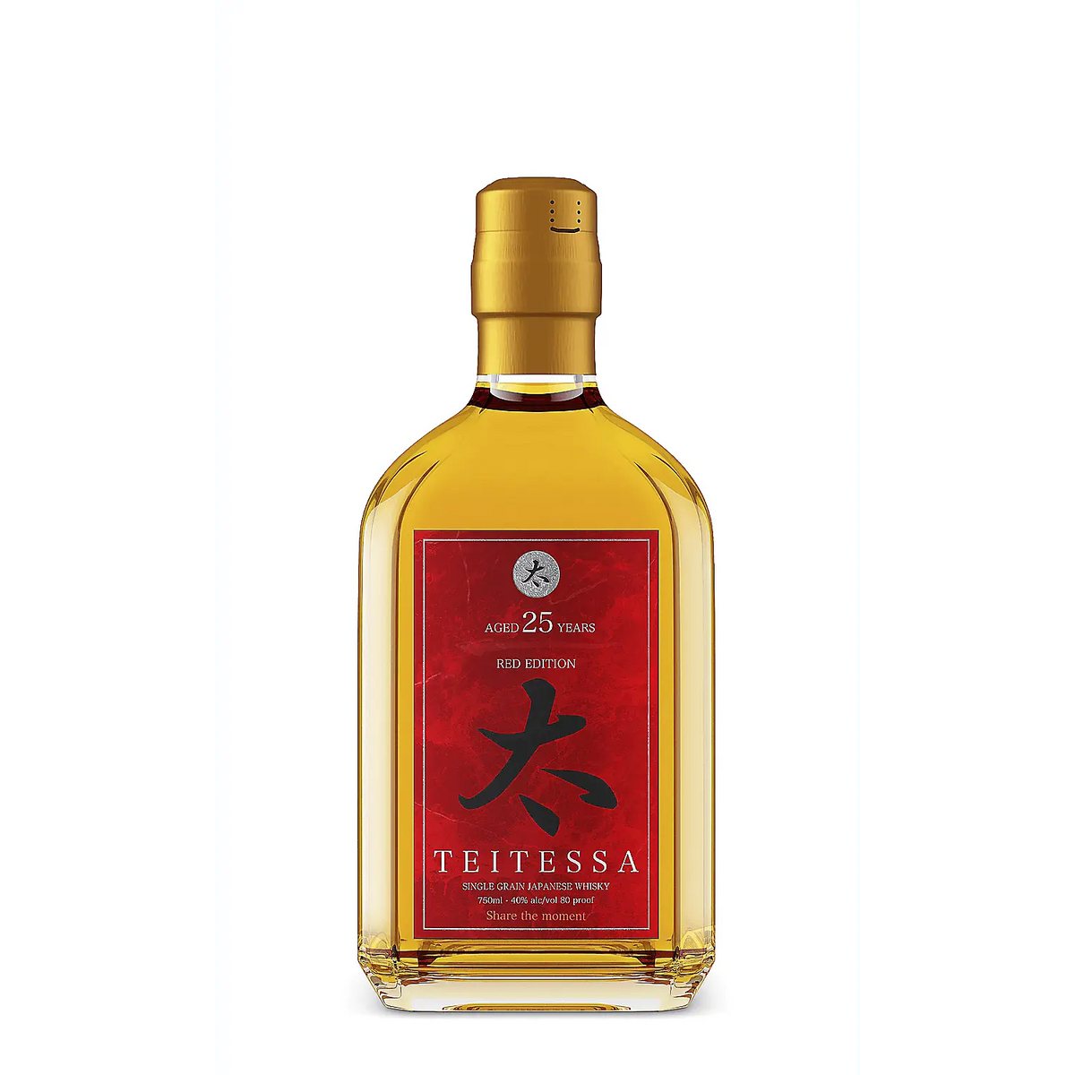 Teitessa Single Grain Japanese Whisky Red Edition 25 Yr 80 750ml Teitessa