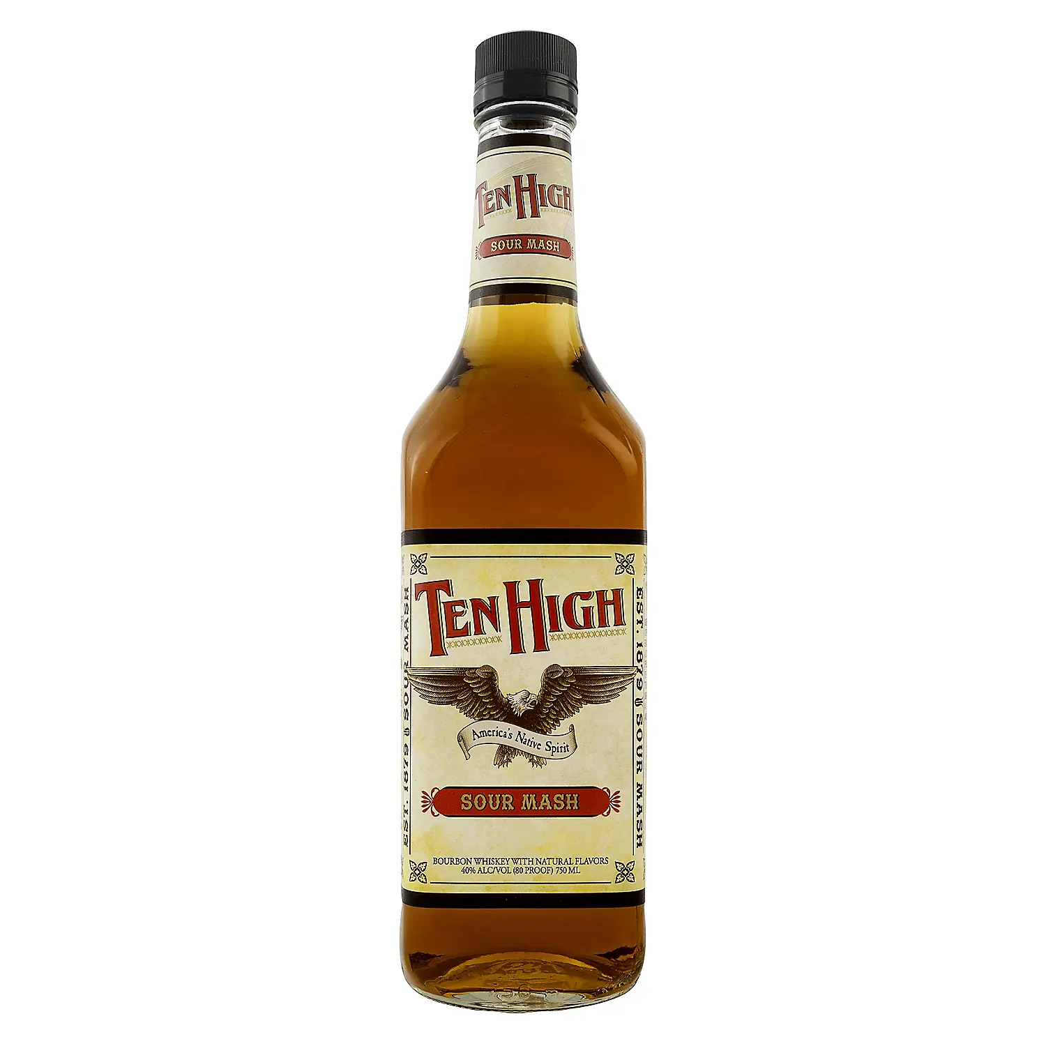 Ten High Blended Bourbon 80 750ml Ten High