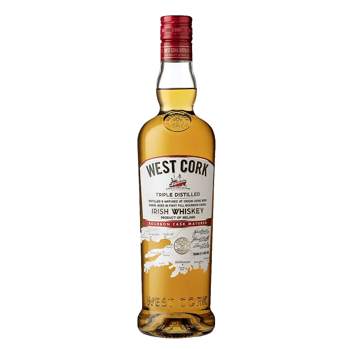 West Cork Blended Irish Whiskey Bourbon Cask Matured 80 750ml West Cork