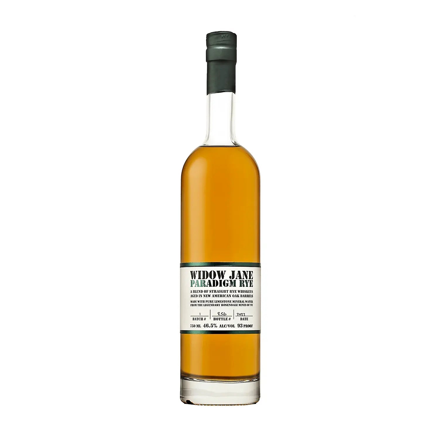 Widow Jane Rye Whiskey Paradigm 93 750ml Widow Jane