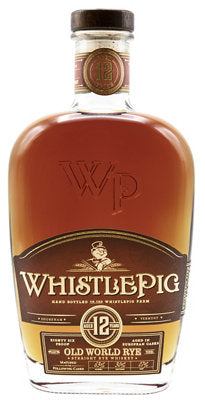 Whistlepig Straight Rye Whiskey Old World 12 Years Old 86 Proof 750ml