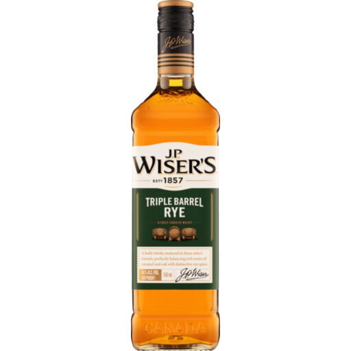 Jp Wiser'S Canadian Rye Whiskey 750Ml